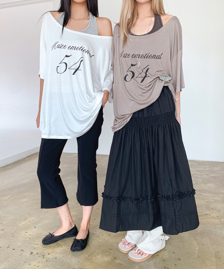 ホルターネックキャミソール(6color) MELANGE GRAY
