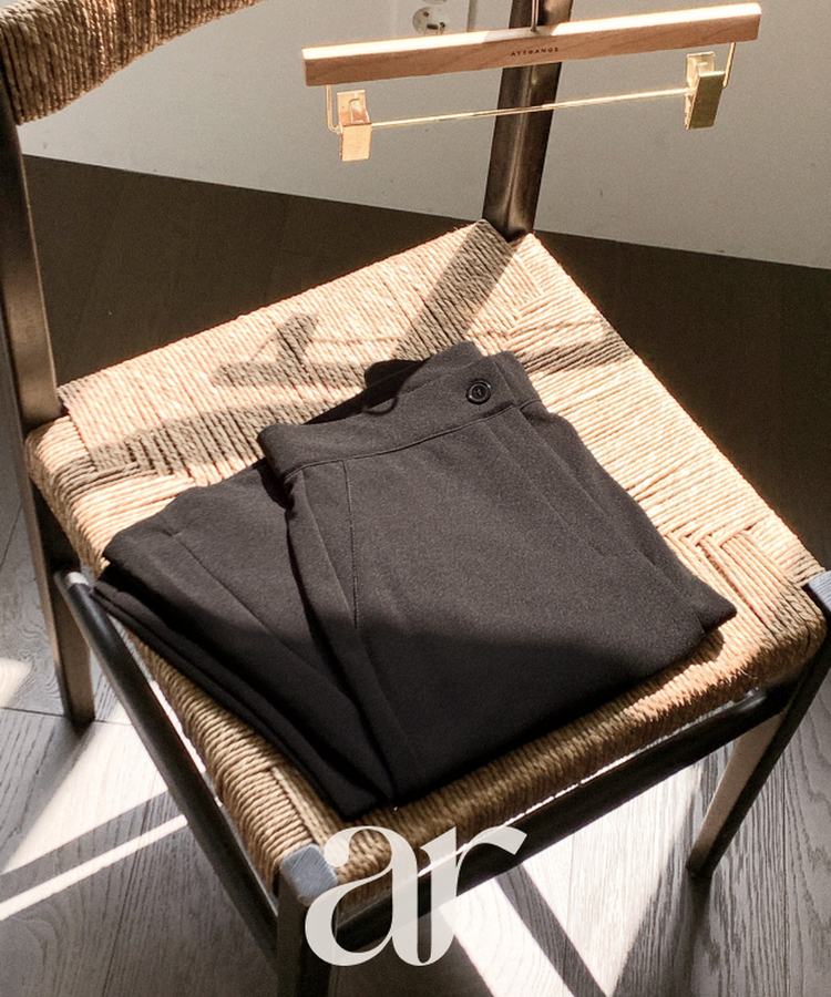 （ヒップアップパッド付き／2丈展開／S〜2XL）ヒップパッド ショート ロング 2丈 スパン バンディング ブーツカット スラックス