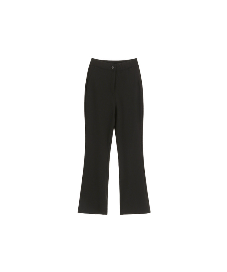 （ヒップアップパッド付き／2丈展開／S〜2XL）ヒップパッド ショート ロング 2丈 スパン バンディング ブーツカット スラックス