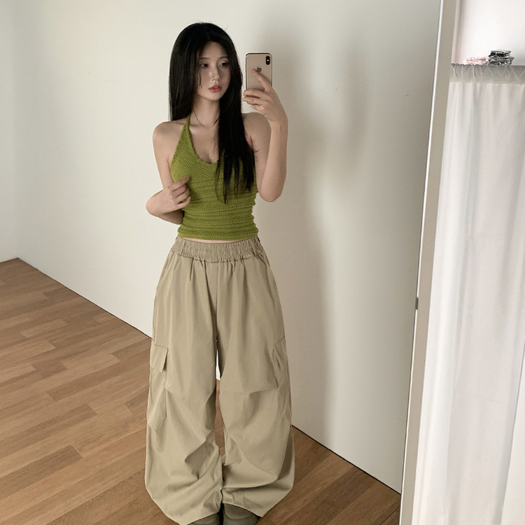 カーゴワイドナイロントレーニングパンツ BEIGE