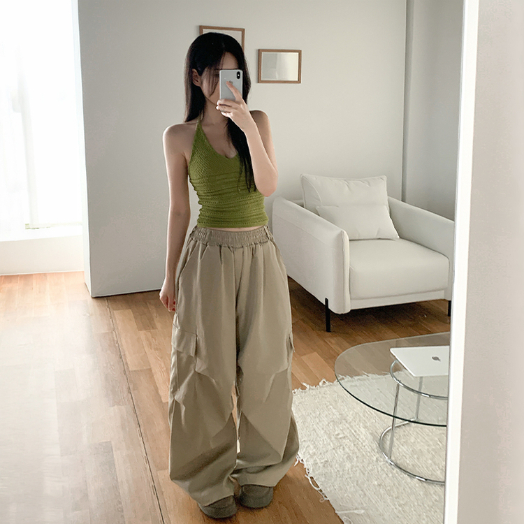 カーゴワイドナイロントレーニングパンツ BEIGE
