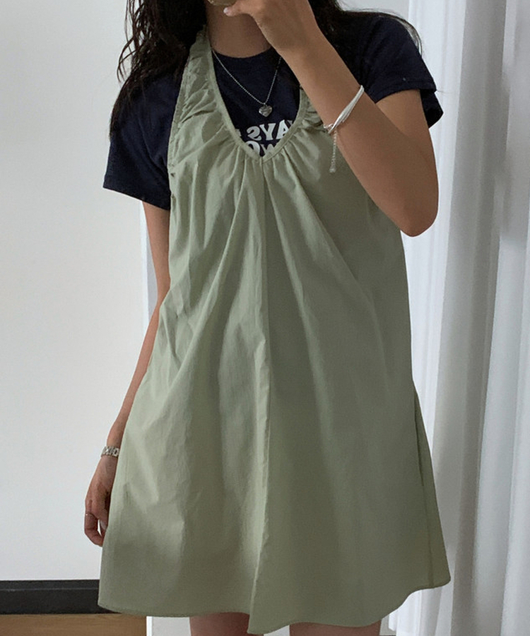 ヴィンテージレタリングスリム半袖Tシャツ NAVY