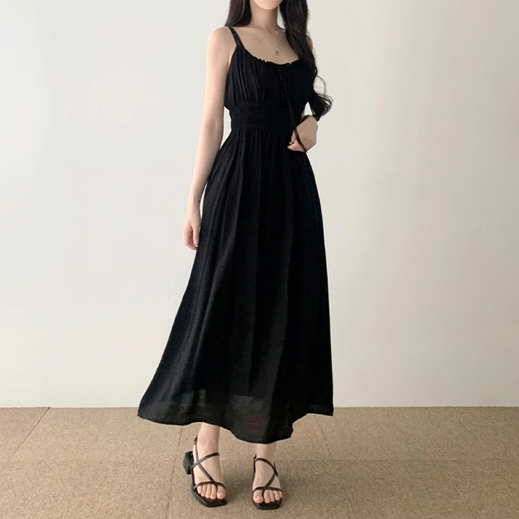 キャミソールマキシワンピース BLACK