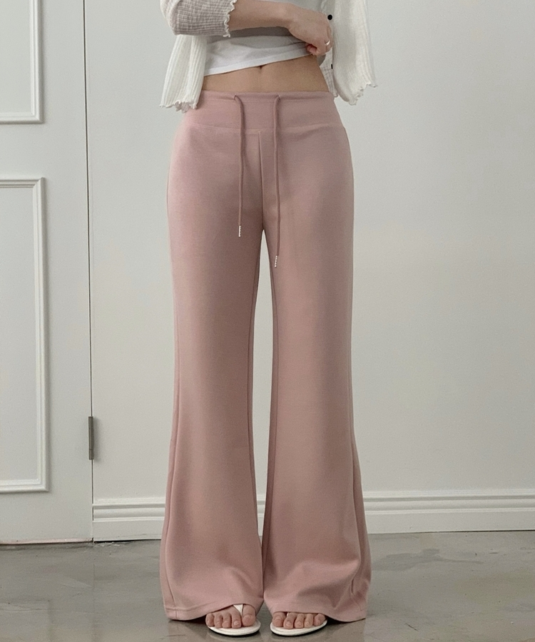 【丈別】セミブーツカットトレーニングパンツ(6color) PINK