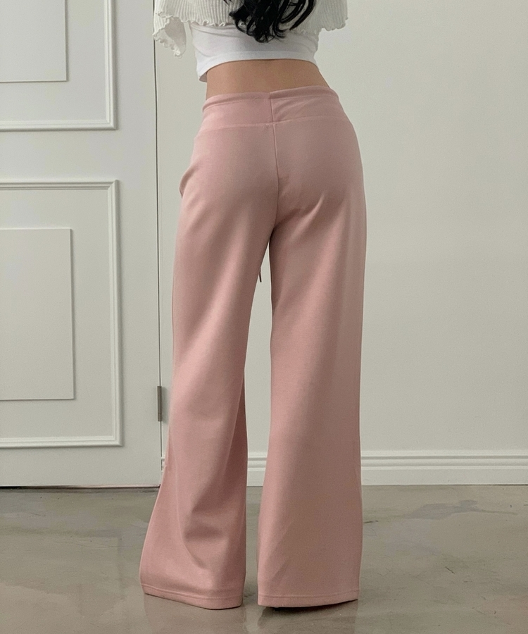 【丈別】セミブーツカットトレーニングパンツ(6color) PINK