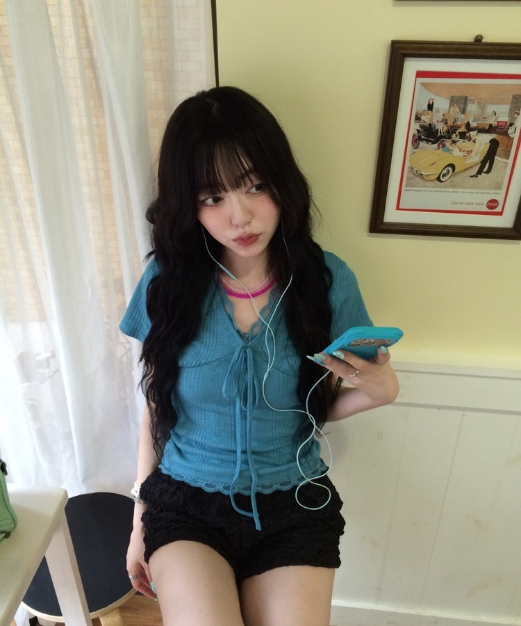 アクアビーズネックレス HOT PINK