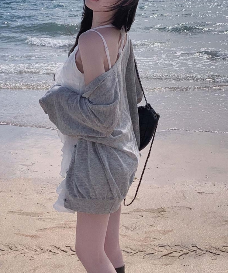 디자인부터 청순한 무드 밀키 시그널 프릴 셔링 캉캉 홀터 나시 미니 원피스 화이트