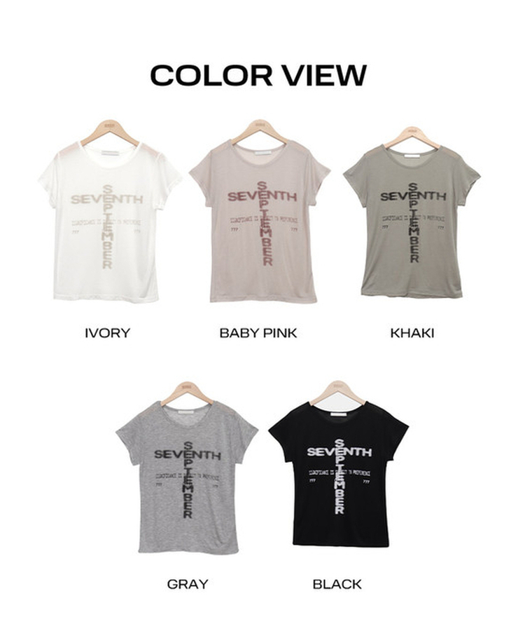 テンセル半袖Tシャツ(5color)