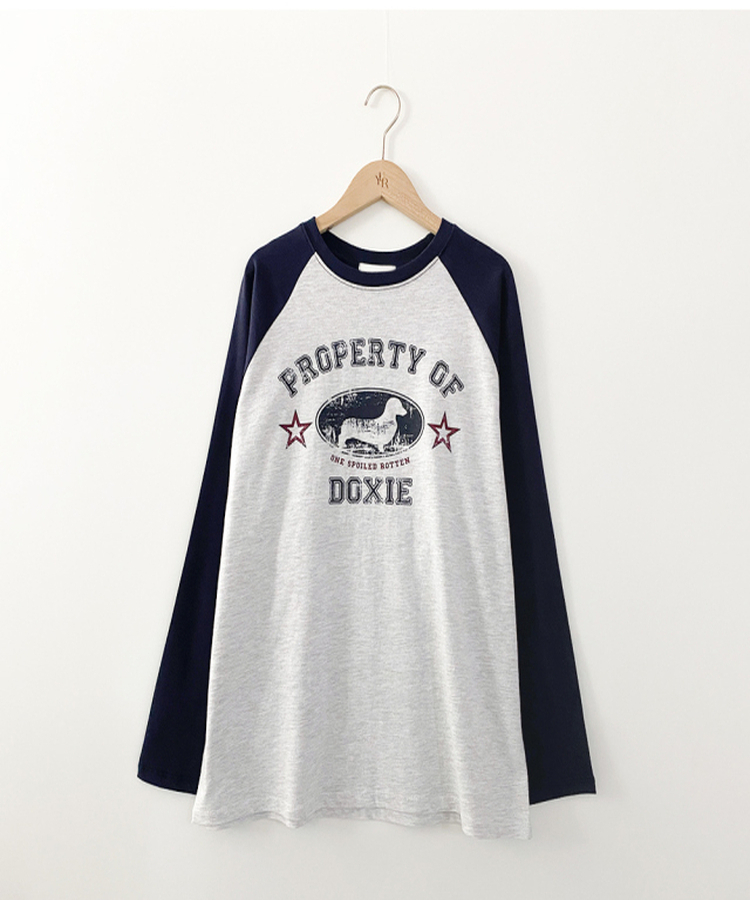 ラグランビンテージ長袖Tシャツ
