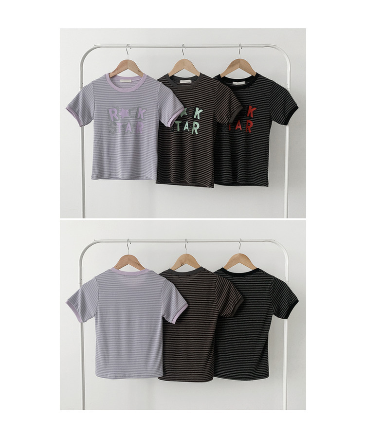 スターストライプ半袖Tシャツ
