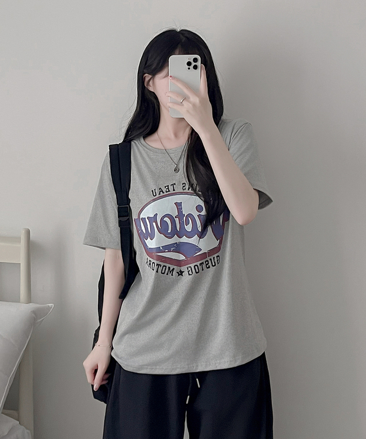 プリント半袖Tシャツ｜半袖Tシャツ｜韓国ファッション通販 SONA