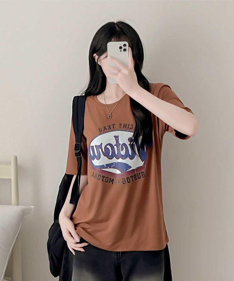 プリント半袖Tシャツ｜半袖Tシャツ｜韓国ファッション通販 SONA