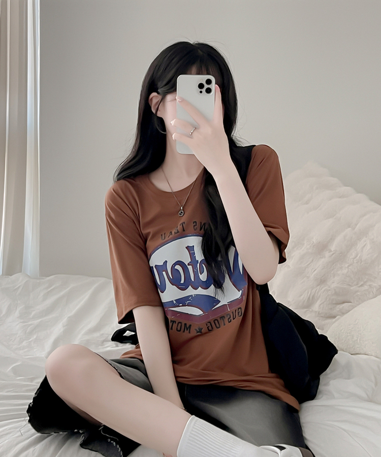 プリント半袖Tシャツ｜半袖Tシャツ｜韓国ファッション通販 SONA