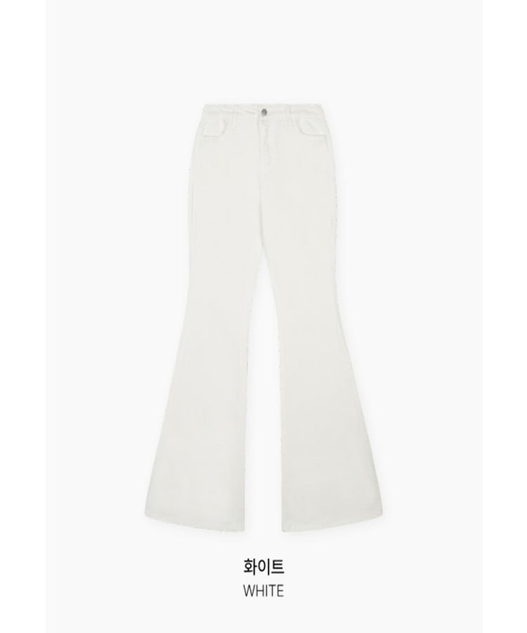 【丈別】ベーシックコットンブーツカットパンツ
