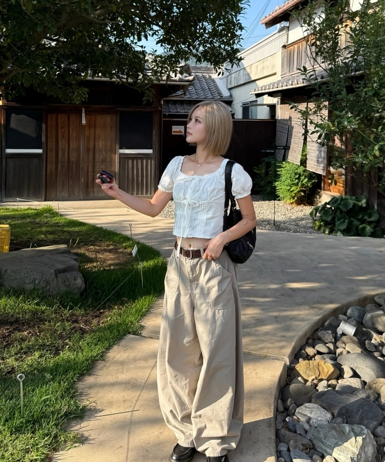 와이드 벌룬 팬츠 (5컬러) 연카키