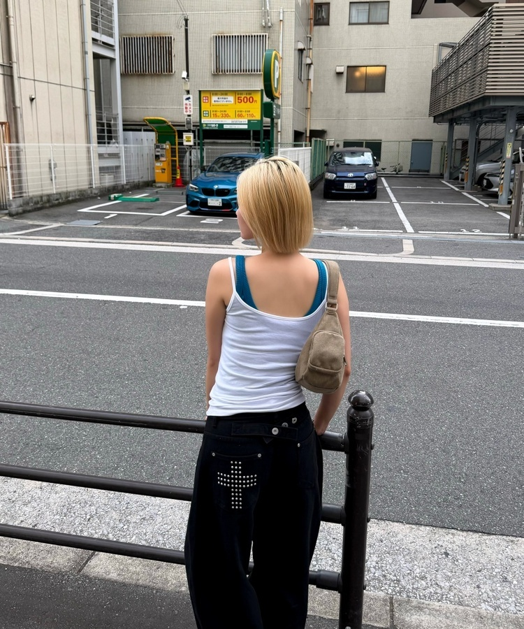 베이직 레이어드 나시 청록