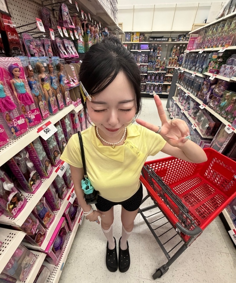 언발 버튼 폴로 티셔츠 옐로우