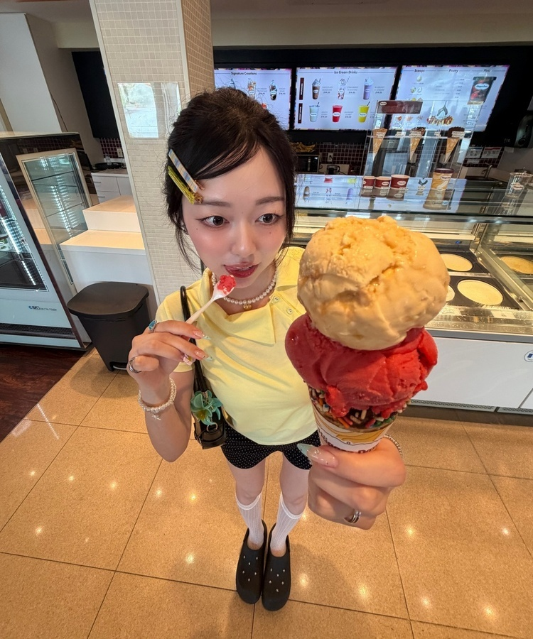 언발 버튼 폴로 티셔츠 옐로우