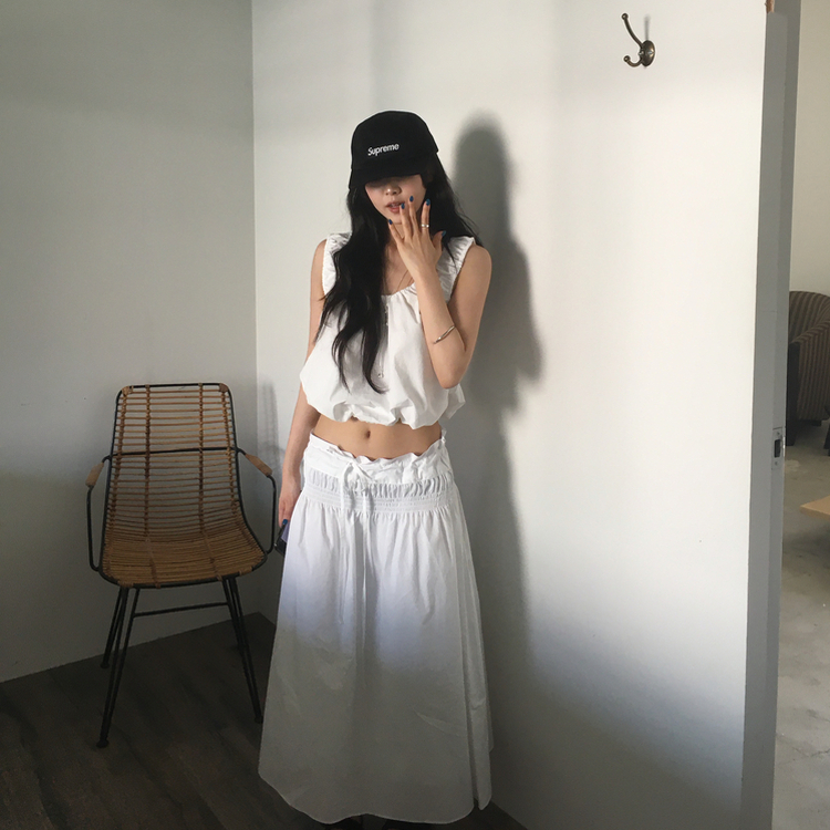 バルーンシャーリングキャミソールブラウス IVORY