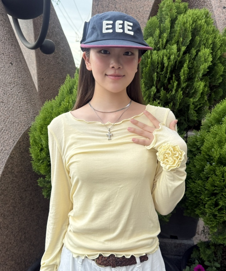 레이어드 크로스 목걸이 실버