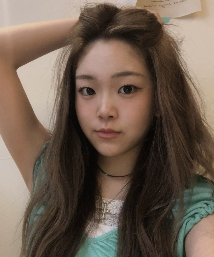 레이어드 크로스 목걸이 실버