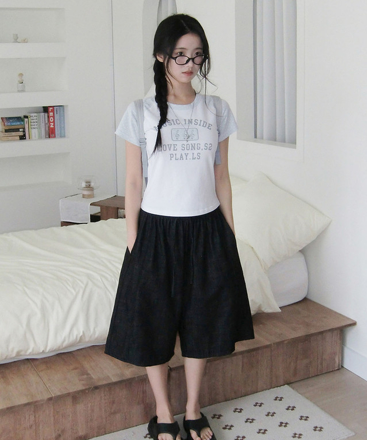 ドットレタリングラグランパッチ半袖Tシャツ WHITE