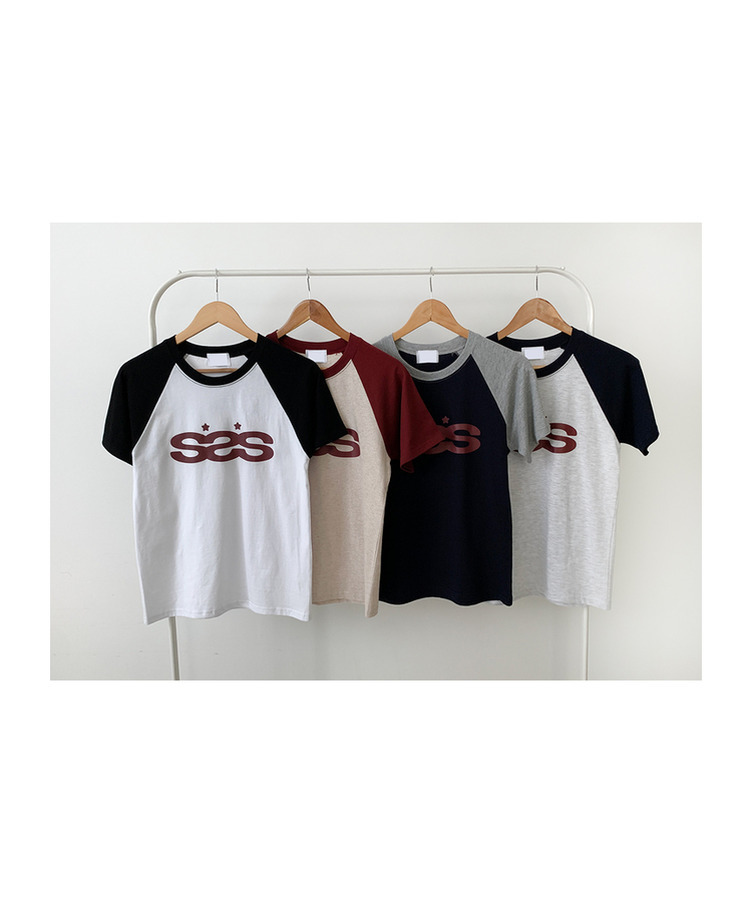 ラグラン半袖Tシャツ