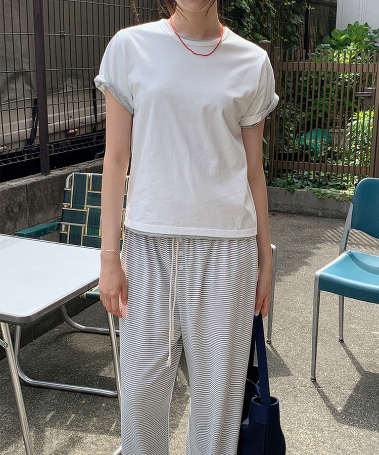 ミニビーズネックレス RED