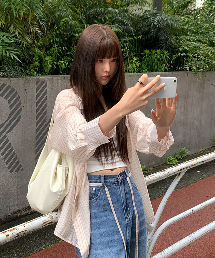 ビーズストーンリング BLACK