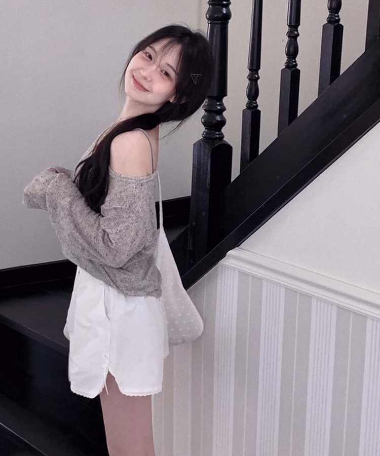 レースリボンバンディングショートパンツ IVORY