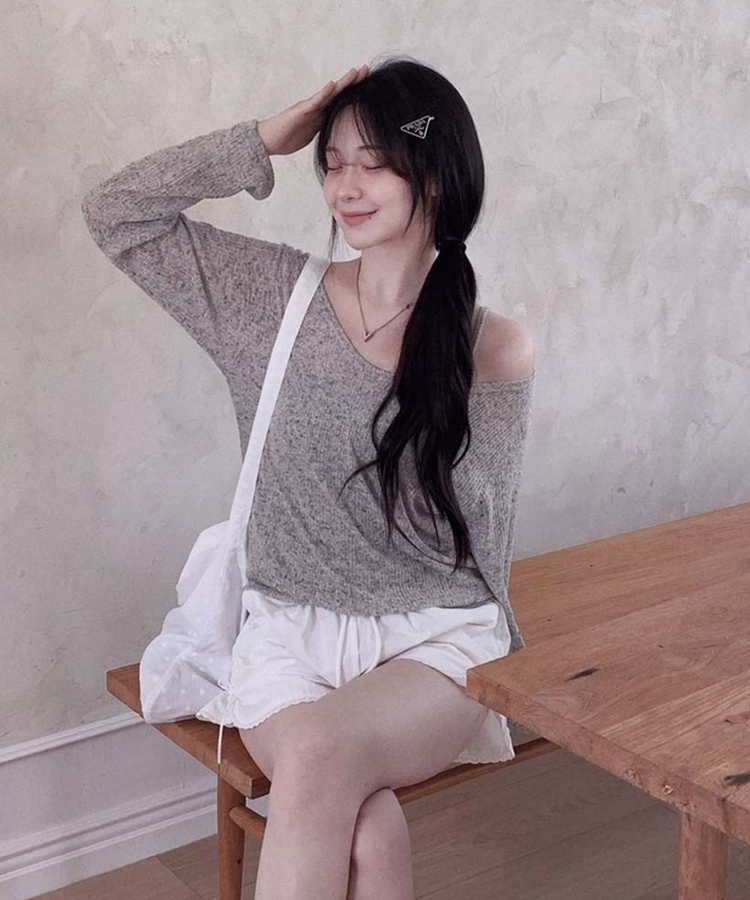 レースリボンバンディングショートパンツ IVORY