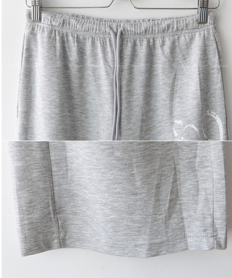 レタリングワイドバンディングパンツ