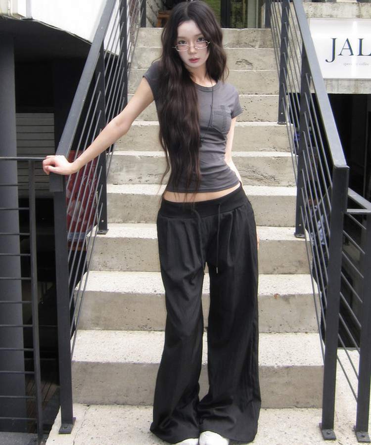 クロス半袖Tシャツ CHARCOAL
