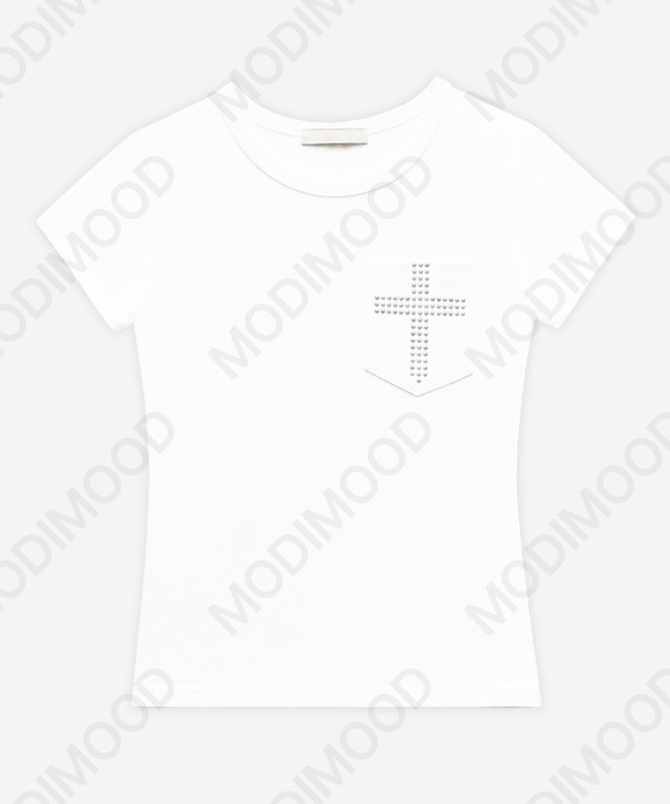 クロス半袖Tシャツ