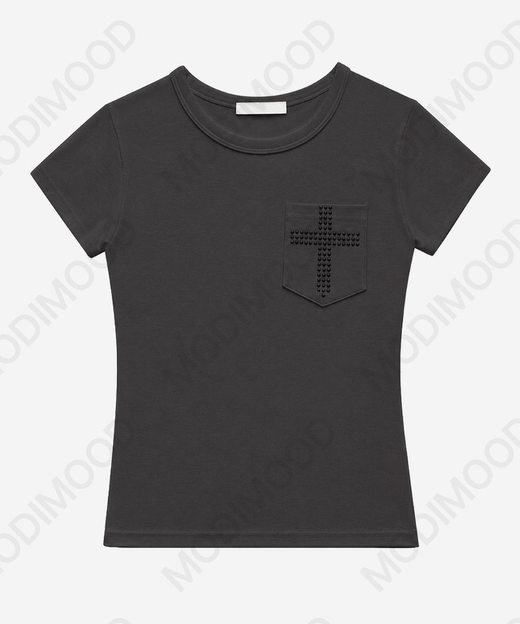 クロス半袖Tシャツ