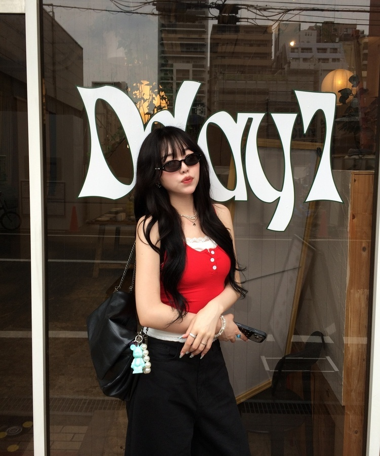 레이스 레이어드 나시탑 레드