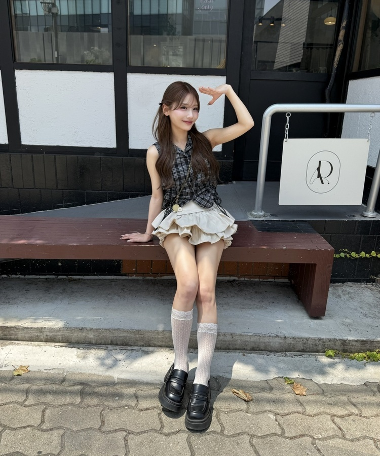 시어 메쉬 양말 화이트