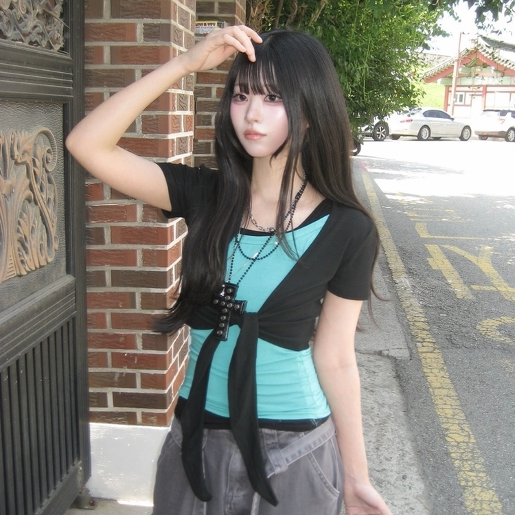 ベーシックノースリーブTシャツ(5color) MINT