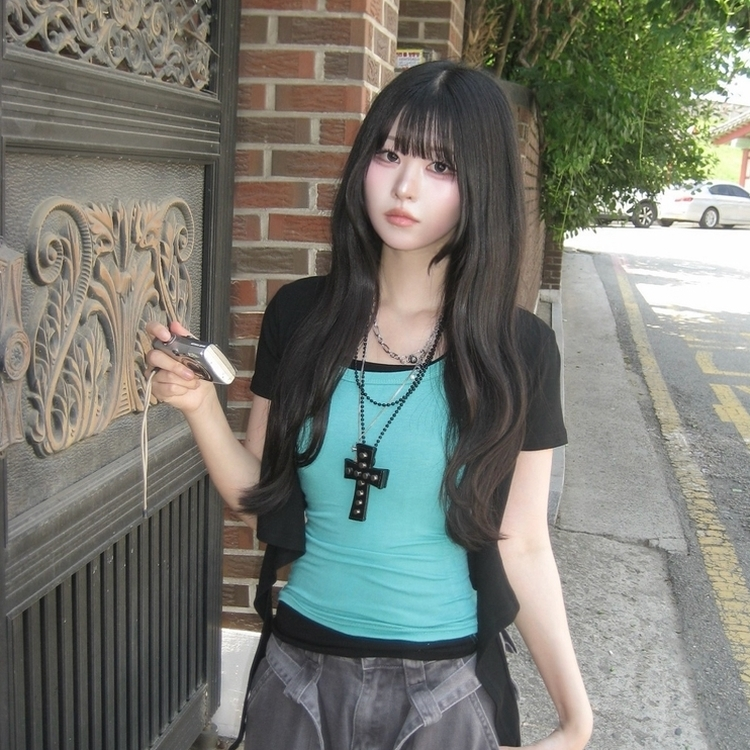 ベーシックノースリーブTシャツ(5color) MINT