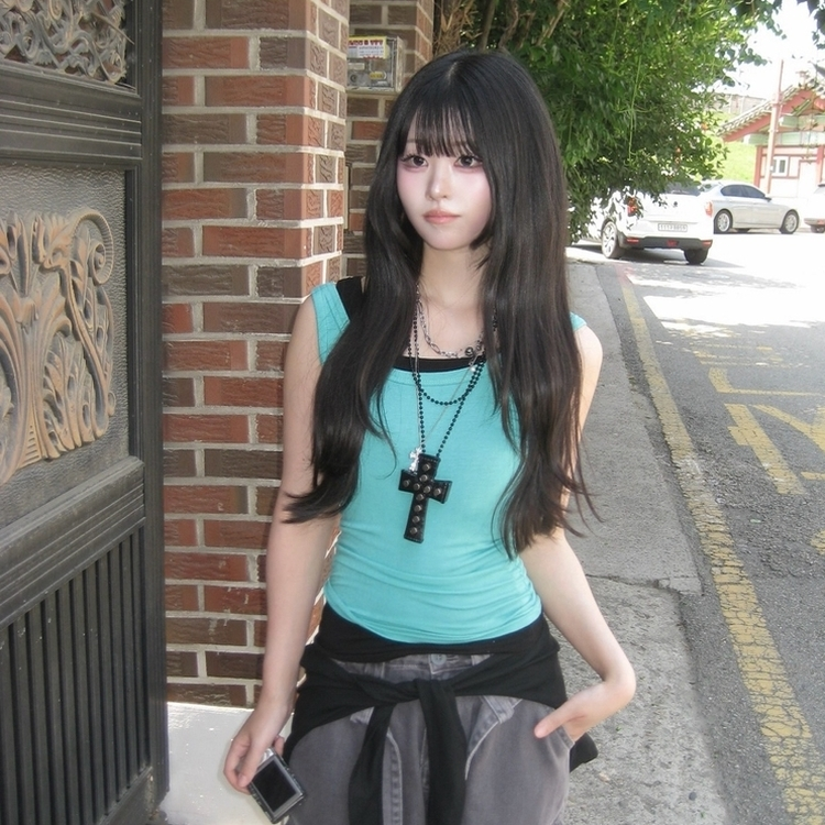 ベーシックノースリーブTシャツ(5color) MINT