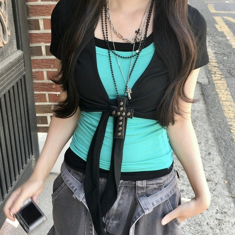 ベーシックノースリーブTシャツ(5color) MINT