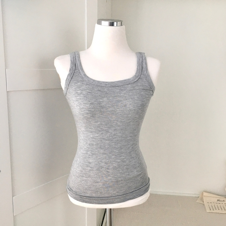 ベーシックノースリーブTシャツ(5color)