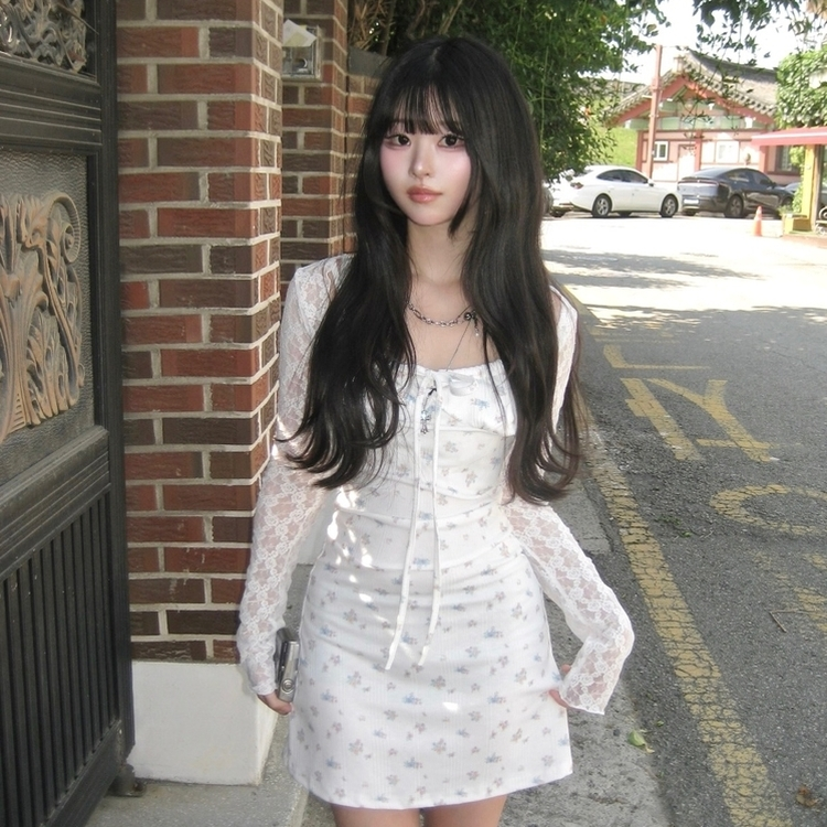 ヴィンテージフラワーキャミワンピース IVORY