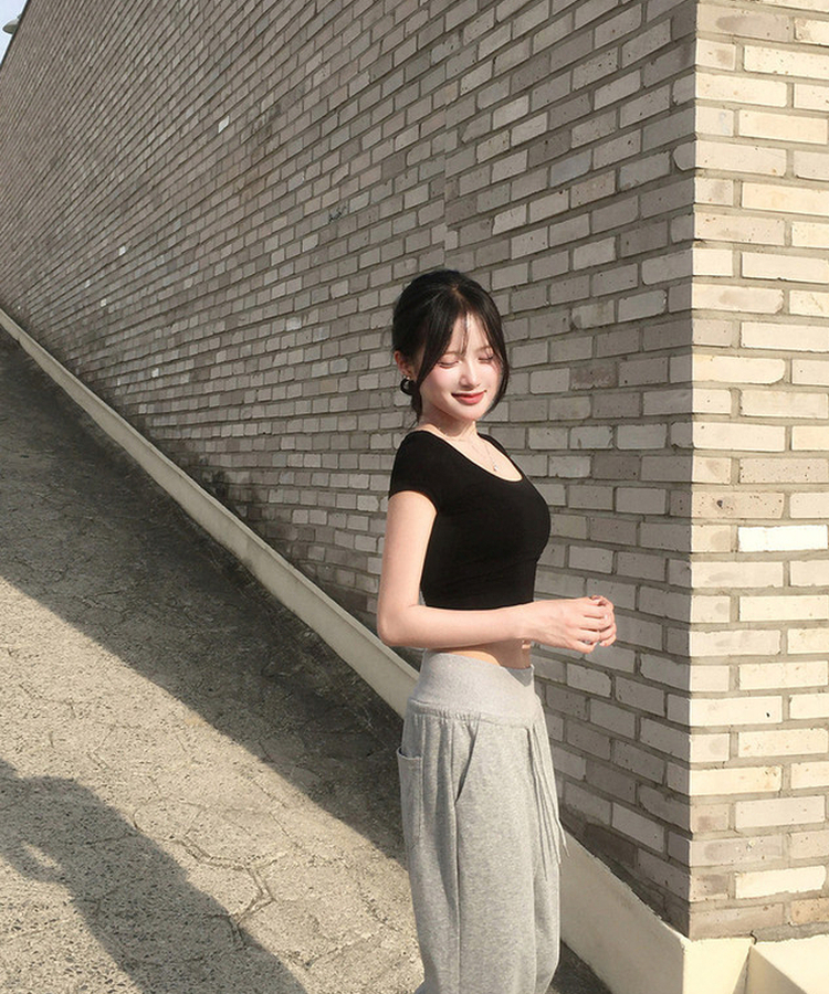 【丈別】バンディングブーツカットトレーニングパンツ GREY