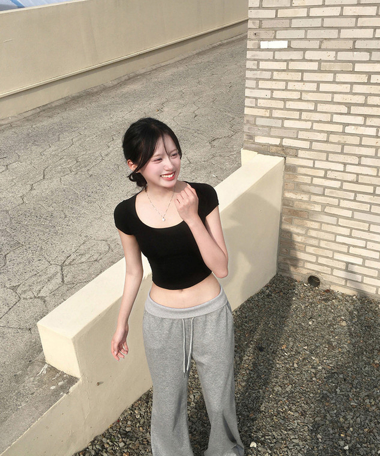 【丈別】バンディングブーツカットトレーニングパンツ GREY
