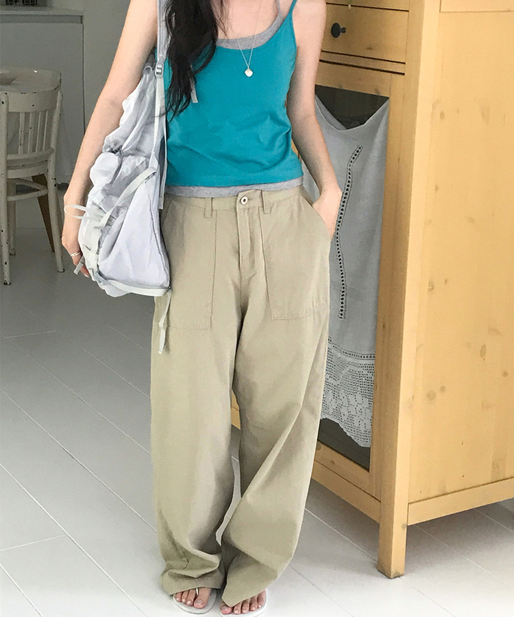 ポケットパンツ BEIGE