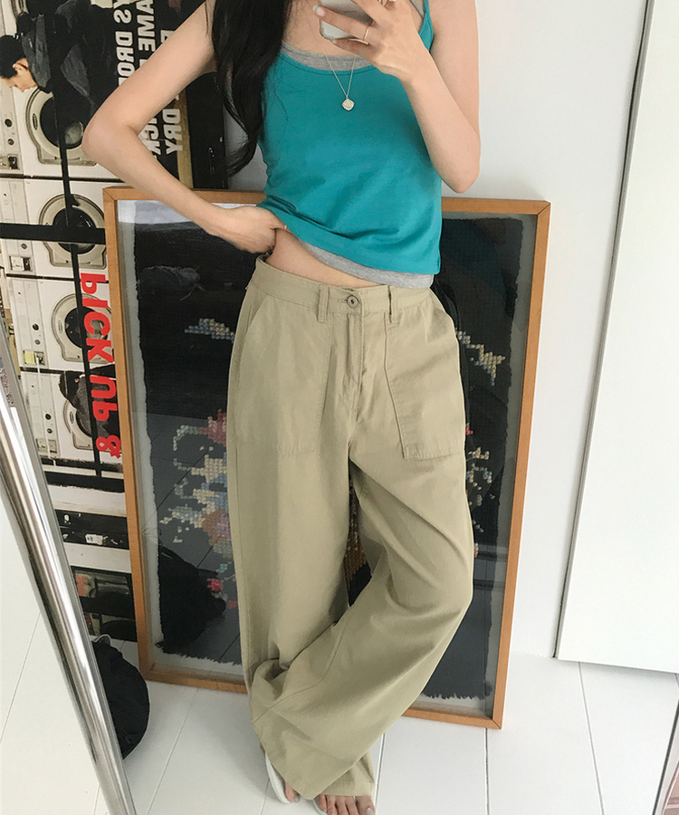 ポケットパンツ BEIGE