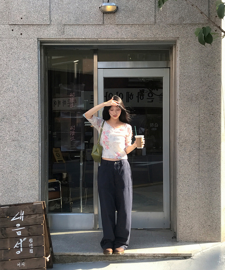 レースノースリーブトップス IVORY