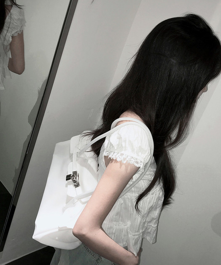 大容量ジェリーバッグ(7color) WHITE