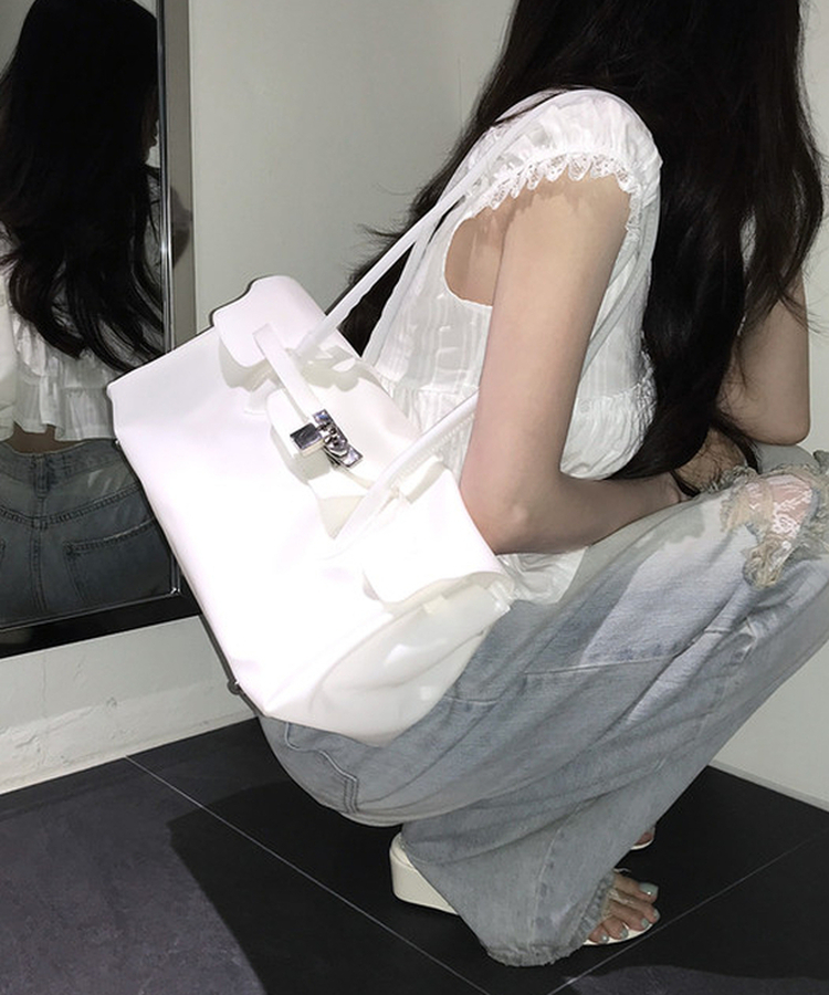 大容量ジェリーバッグ(7color) WHITE